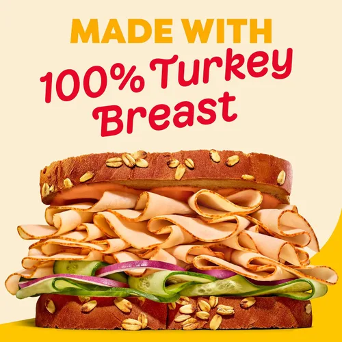 Vista 5 de Oscar Mayer Deli Fresh Oven Pechuga de pavo asada, paquete de 9 onzas