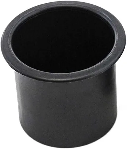 Vista 2 de Paquete de 3 soportes de repuesto para latas de bebidas empotradas de plástico, color negro, para barco, automóvil, caravana, caravana, remolque