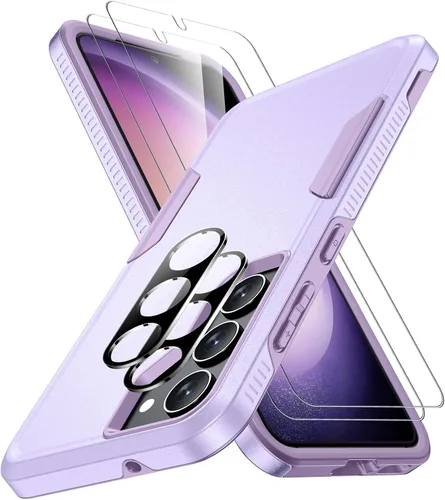Vista 13 de SPIDERCASE Funda para Samsung Galaxy Z Fold 8, protector de pantalla integrado, protección de bisagra, función atril, funda protectora de cuerpo