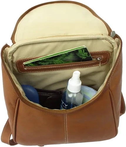 Vista 4 de Piel Leather Mochila U-Zip Saddle talla única Mochila con cremallera en U