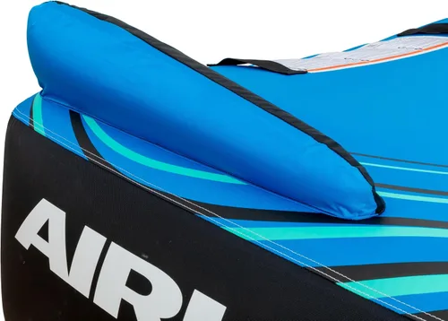 Vista 3 de Airhead G-Force Towable Tube for Boating, 1-4 Rider Inflatable Boat Tube for Water Tubing, Heavy Duty Full Nylon Cover, Stabilizer Fins with