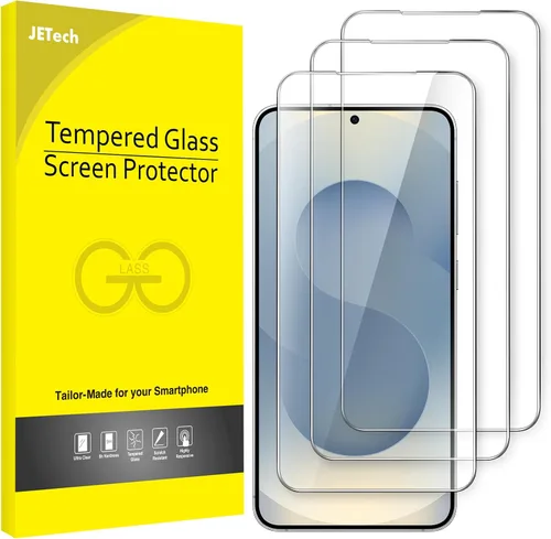 Vista 9 de JETech Protector de pantalla compatible con Samsung Galaxy S20 FE de 6.5 pulgadas, película de vidrio templado, paquete de 3