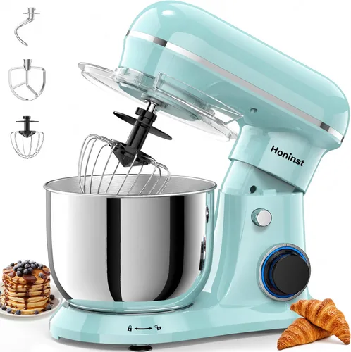 Vista 10 de Honinst Batidora eléctrica de pie 4QT, mezclador de cocina compacto de Verde