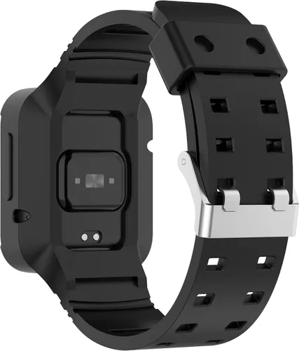 Vista 2 de Correa de repuesto para Redmi Watch 2 Lite con funda protectora, correa resistente para Xiaomi MI Watch Lite/MI Watch Lite2, funda parachoques
