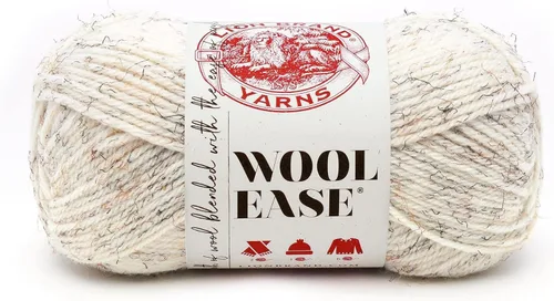 Vista 24 de Lion Brand Yarn, Wool-Ease - Ovillo de punto y ganchillo color rosa, 1