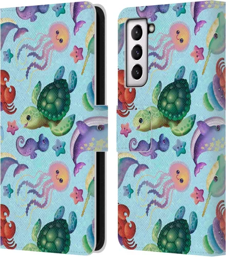 Vista 40 de Head Case Designs Officially Licensed Carla Morrow Colorful Space Dice Patterns Leather Wallet Case Compatible with Samsung Galaxy A07 4G
