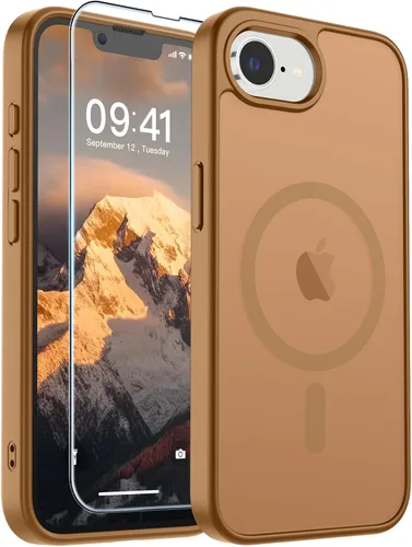Vista 289 de SUPFINE Funda magnética para iPhone SE 2022 (3ª)/2020 (2ª), iPhone 8 (compatible con MagSafe) (protección contra caídas de grado militar), funda