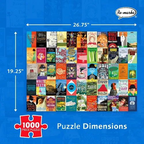 Vista 3 de Re-marks British Classics - Rompecabezas literario de 1000 piezas para todas las edades