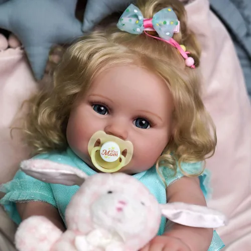 Vista 3 de JIZHI Muñecas Realistas de Bebé Reborn - 20 Pulgadas con Sensación Realista de Recién Nacido Adorables y Juguetonas Muñecas de Bebé de la Vida Real