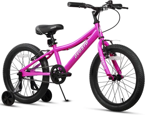 Vista 16 de AVASTA Bilbo - Bicicleta infantil de 18 20 pulgadas para niños y niñas de 5 a 10 años, estilo retro, de acero de alto carbono, con manillar