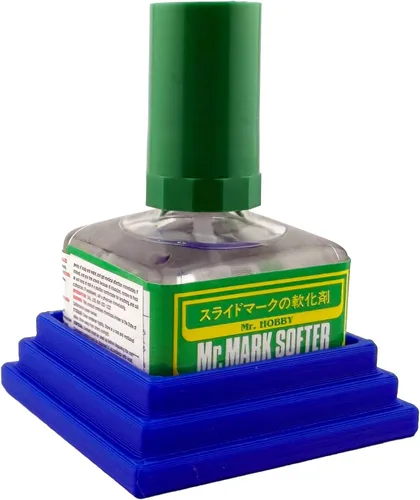 Vista 8 de Jeff Did It! Soporte cuadrado de cemento con pegamento para botella compatible con Mr Hobby cemento Setter Weathering y otras botellas cuadradas Mr