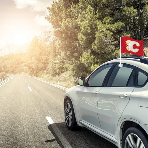 Vista 6 de Rico Industries Bandera de coche alternativa de doble cara de la NHL