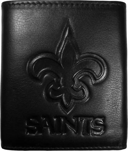 Vista 4 de Siskiyou Sports NFL unisex Embossed Leather Tri-fold Wallet