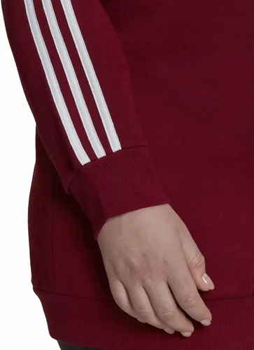 Vista 64 de adidas Sudadera Essentials de forro polar con 3 rayas para mujer
