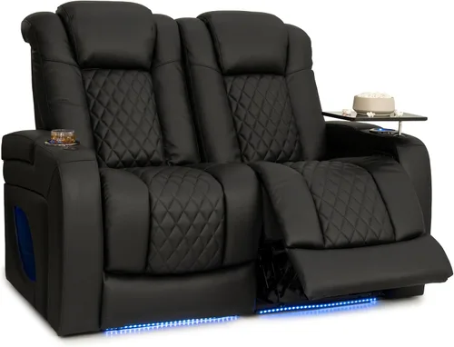 Vista 11 de Seatcraft Virtuoso 365 - Asiento de cine en casa (3 unidades), color ébano