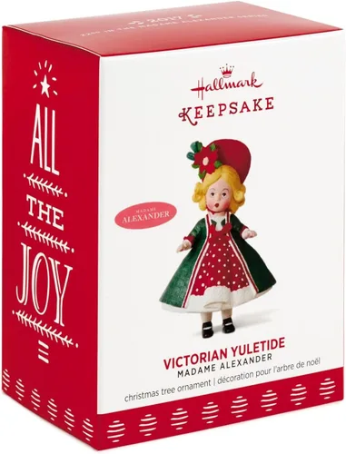 Vista 3 de Hallmark 1595QX9312 Madame Alexander #22 - Adornos navideños de recuerdo victoriano de Yuletide