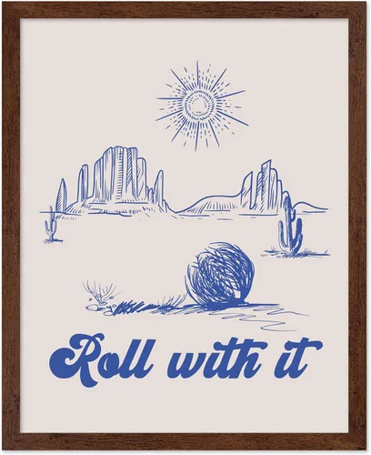 Vista 10 de Poster Master Póster de You've Yeed Your Last Haw, estampado retro de vaquero azul, arte occidental, arte moderno, arte del salvaje oeste, regalo