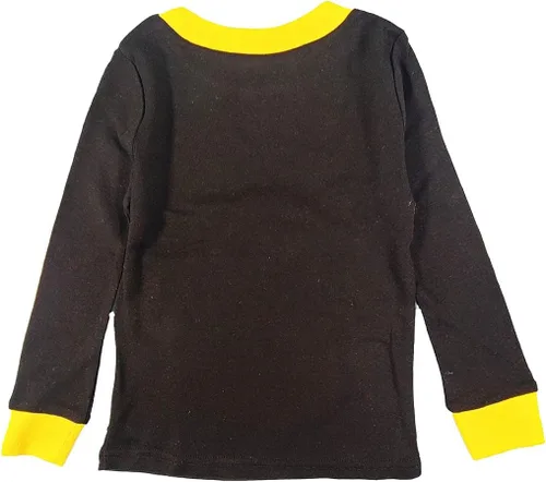 Vista 3 de DC Comics Conjunto de pijama de cuatro piezas de Batman para niños pequeños
