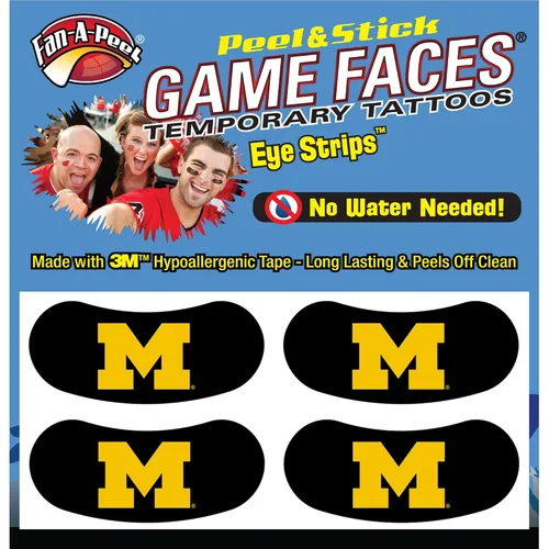 Vista 233 de Fan-A-Peel Tatuajes temporales sin agua del estado de Louisiana, hipoalergénicos, para despegar y pegar, tatuajes temporales impermeables