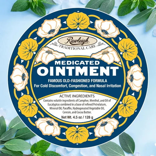 Vista 7 de Rawleigh Ungüento Medicado: Lata Azul de 4.5 oz, Adultos y Niños: Bálsamo Tópico para el Pecho para Resfriado, Congestión Nasal, Dolores Menores