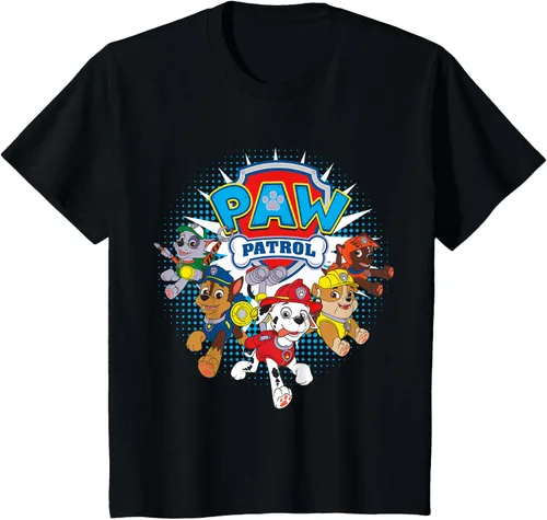 Vista 24 de Camisetas de Nickelodeon de Paw Patrol Team para hombres y mujeres