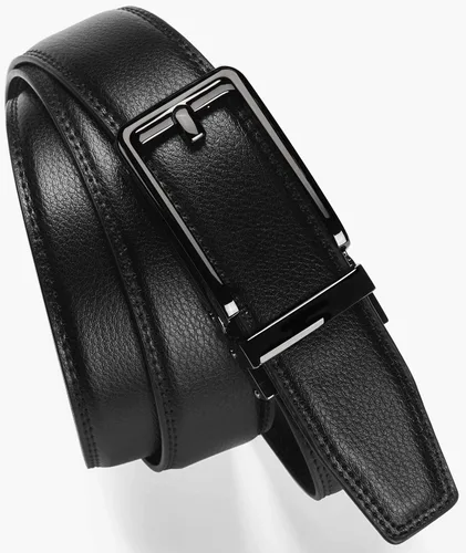 Vista 5 de CHAOREN Cinturones Click para hombre – Cinturón de trinquete para hombre de 1 3/8 pulgadas para pantalones de vestir – Compañero perfecto