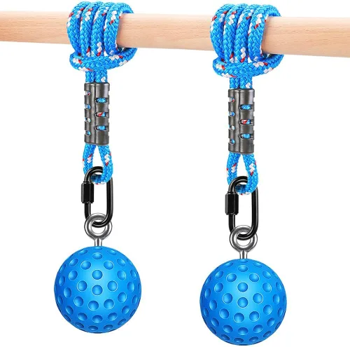 Vista 12 de SELEWARE Non-Slip Pull Up Power Balls, Rock Climbing Grips for Strength Training, Forearm and Hand Exerciser for Chin Up Bar, Kettlebell, Barbell