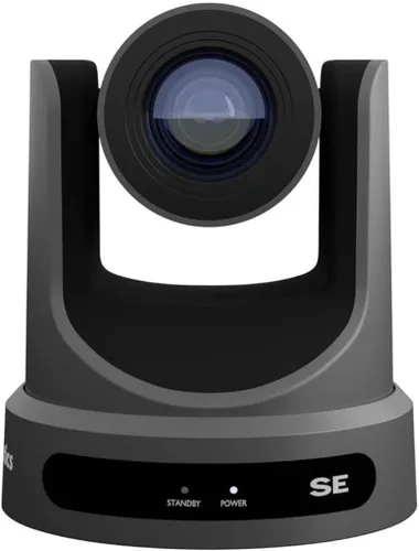 Vista 6 de PTZOptics Move SE 20x 1080p Full HD Advanced PTZ Cámara con zoom de inclinación panorámica y seguimiento automático para transmisión en vivo y Gris