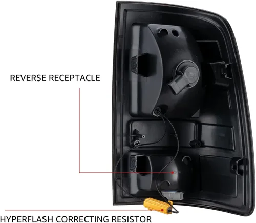 Vista 3 de HAKA TOUGH Conjunto de luces traseras LED para Dodge Ram 1500 2009-2018 Dodge Ram 2500/3500 2010-2018 2010-2018 luces traseras ahumadas negras