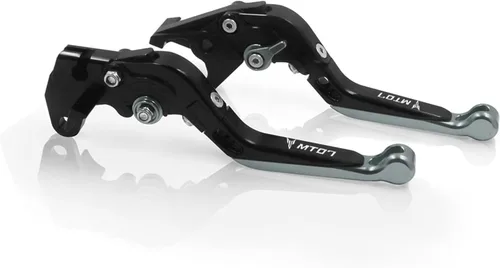 Vista 18 de Palancas de embrague de freno plegables ajustables para motocicleta para Yamaha MT-07 FZ-07 FZ07 MT07 2014 2023 Manijas de control delantero