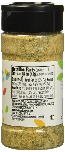 Vista 2 de 365 by Whole Foods Market, Condimento de sal de ajo, 3.51 onzas