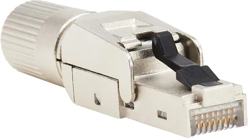 Vista 11 de Tripp Lite Conector Keystone sin herramientas blindado RJ45 STP Cat8, 568A/568B, 110 IDC a RJ45 macho, termina sin herramientas especiales