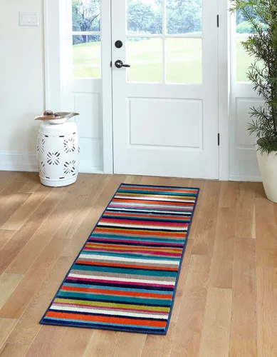 Vista 13 de Unique Loom Azalea Collection - Alfombra Glenn (Runner 2' 0" x 6' 0", amarillo/beige)