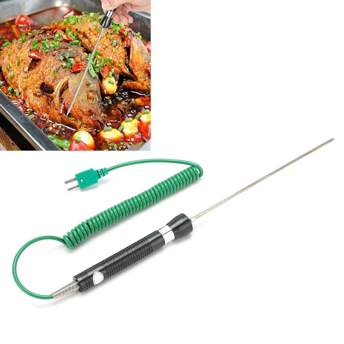 Vista 4 de Garosa UT T03 Temperature Probe, ABS Iron Immersion Thermocouple, -50 to 600 Degrees Celsius Liquid Sensor for Kitchen and Lab Use