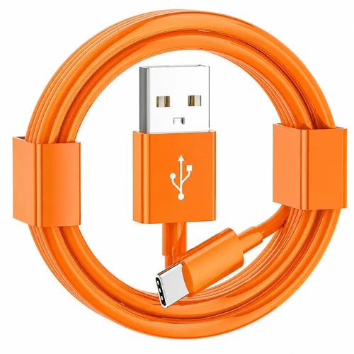 Vista 16 de Cable Carplay naranja de 1.5 pies para iPhone 17/16/15, cable USB A a USB C compatible con iPhone 17Air, 17/16/15 Pro Max, 17E/16E/Plus, iPad