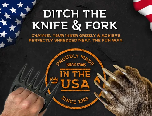 Vista 4 de Bear Paws Garras de carne – Las garras trituradoras de carne originales para cerdo desmenuzado, fabricadas en Estados Unidos. Levanta, tritura, tira