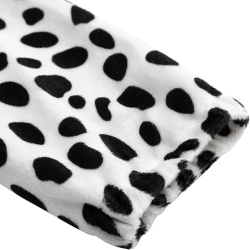 Vista 5 de HollyHOME Mameluco para bebé, cachorro dálmata, talla única para niños, ropa de dormir para perro, disfraz de cosplay