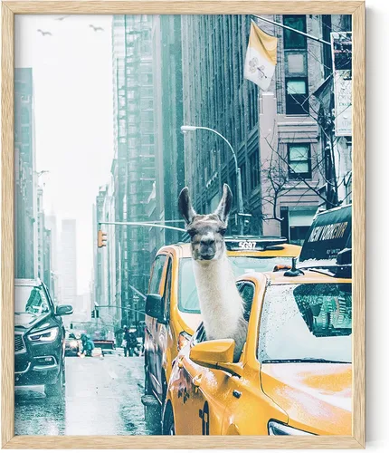 Vista 10 de RipGrip Decoración de dormitorio de llama y arte de pared de llama, pósteres para habitación de niños, bonitos pósteres para dormitorio
