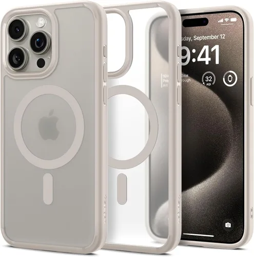 Vista 53 de Spigen Funda para iPhone 13 Mini, ultra híbrida MagFit [antiamarilleo] [compatible con Magsafe] - Transparente
