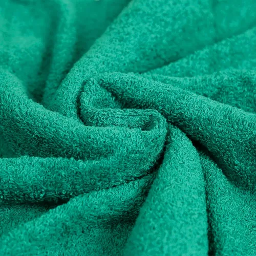 Vista 5 de Amazon Basics Juego de 6 toallas de gran tamaño resistentes a la decoloración, 100% algodón, altamente absorbentes, suaves, color verde azulado, 2