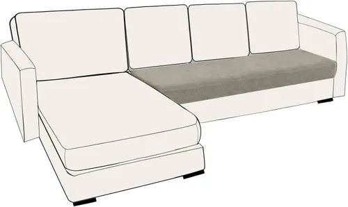 Vista 23 de UNBBRRL Fundas de cojín de asiento para sofá, elásticas, funda de cojín individual para sofá, fundas de cojín para sofá, fundas de héroe protegen