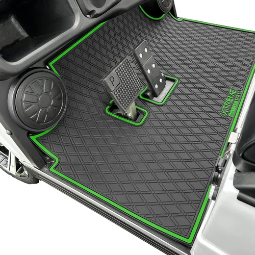 Vista 12 de Alfombrilla de goma compatible con modelos Evolution Classic Plus/Pro, Forester, Turfman (17-22) de carrito de golf Protección de revestimiento