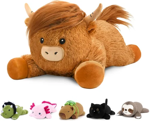 Vista 12 de SQEQE Ajolote de peluche con peso, juguete de peluche de ajolote con peso suave, bonita almohada para abrazar, regalo para niños y adultos