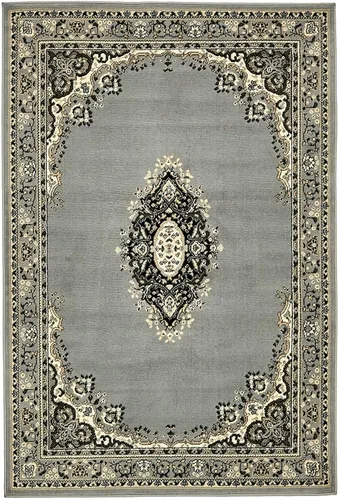 Vista 84 de Unique Loom - Alfombra de área estilo persa tradicional de la colección Reza, de 2 pies 2 pulgadas x 3 pies, colores negro y beige