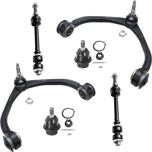 Vista 155 de Detroit Axle - Kit de brazos de control delantero para Chevy Silverado 1500 GMC Sierra 1500 GMC Sierra 1500 Avalanche Yukon Tahoe Escalade ESV EXT