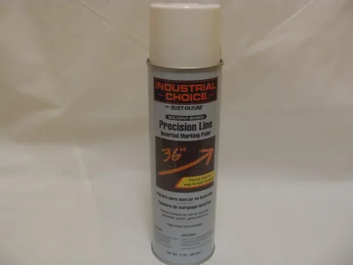 Vista 50 de Rust-Oleum 203035-12PK Pintura en aerosol invertida industrial a base de agua, 17 onzas, naranja alerta APWA, paquete de 12 unidades APWA Alerta
