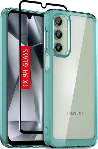 Vista 10 de Funda para teléfono Samsung Galaxy-A15-5G: Cubierta de teléfono a prueba de golpes de grado militar con protector de pantalla de vidrio templado