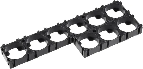 Vista 3 de uxcell Soporte de batería triple de celda de iones de litio de 20 piezas para paquete de batería de bricolaje