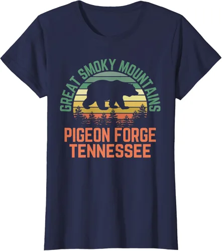 Vista 31 de Camiseta Pigeon Forge Great Smoky Mountains National Park Tennessee, Negro, S
