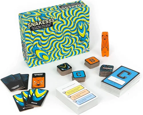 Vista 6 de Snakesss: Un juego de deducción social escurridizo para familias y adultos, perfecto para la noche